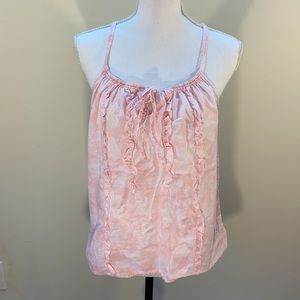Aerie Pink Floral Tank Top